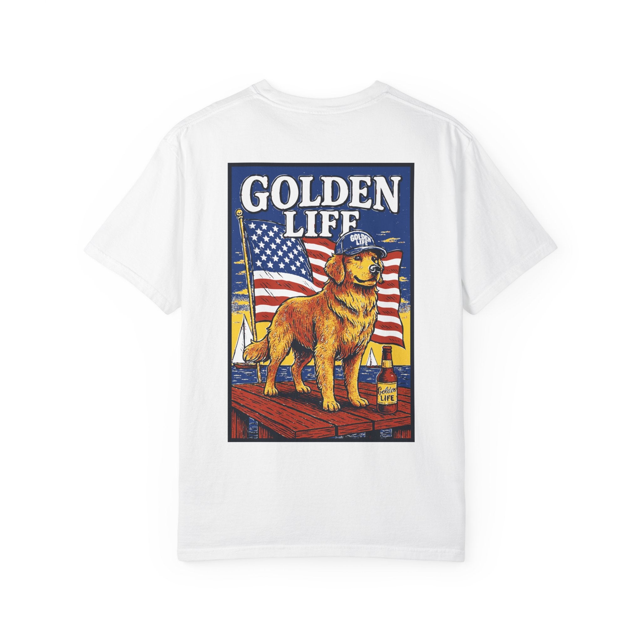 Stars, Stripes & Goldens Cotton Tee