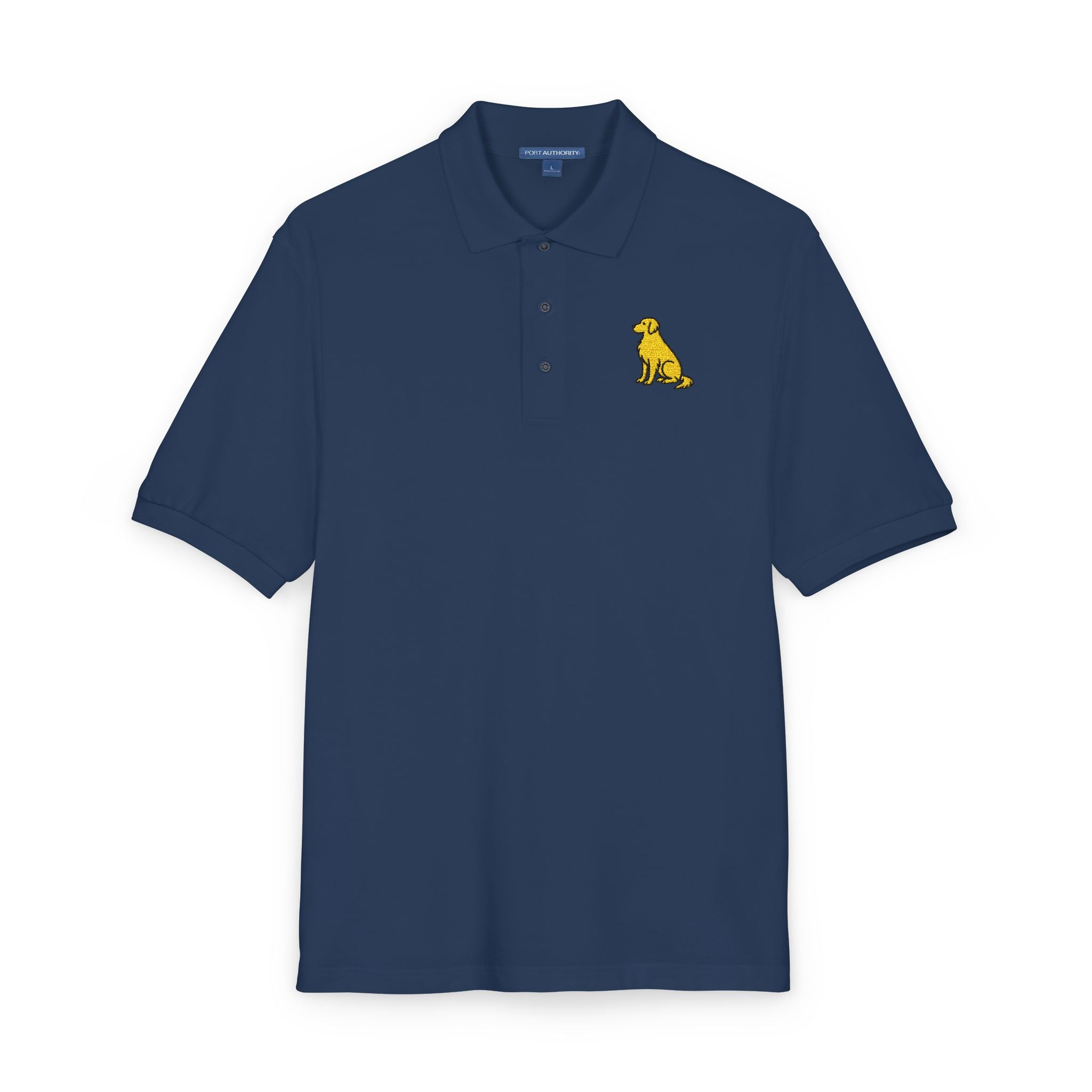 Golden Life Embroidered Polo Shirt