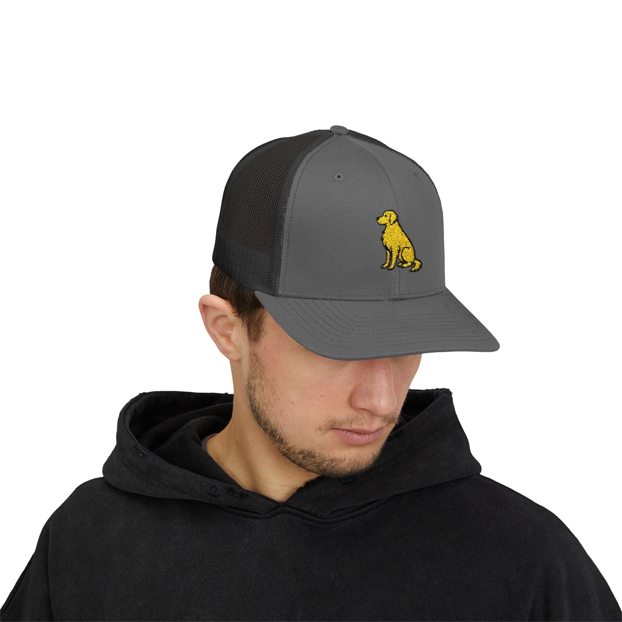 Golden Life Embroidered Trucker Cap