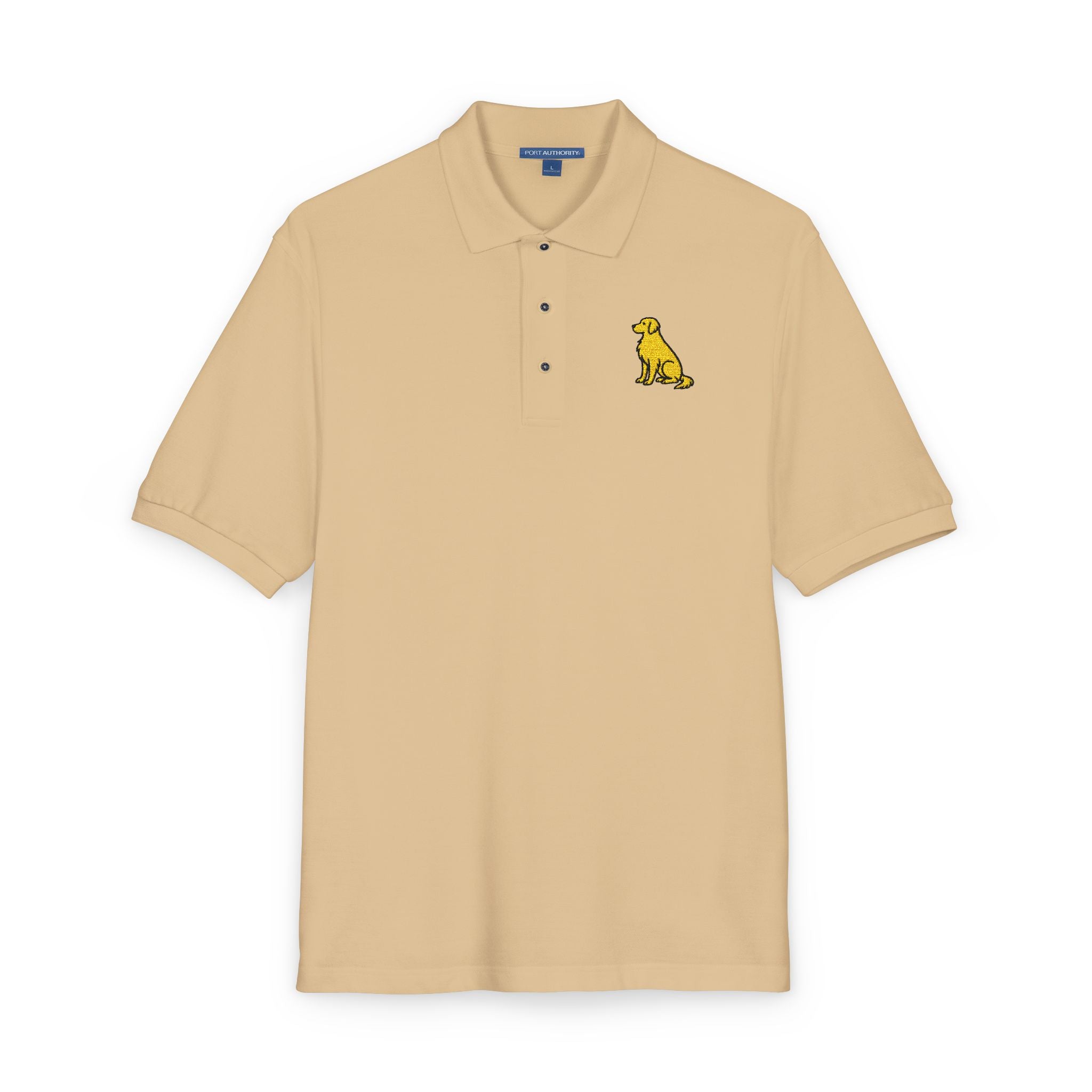Golden Life Embroidered Polo Shirt