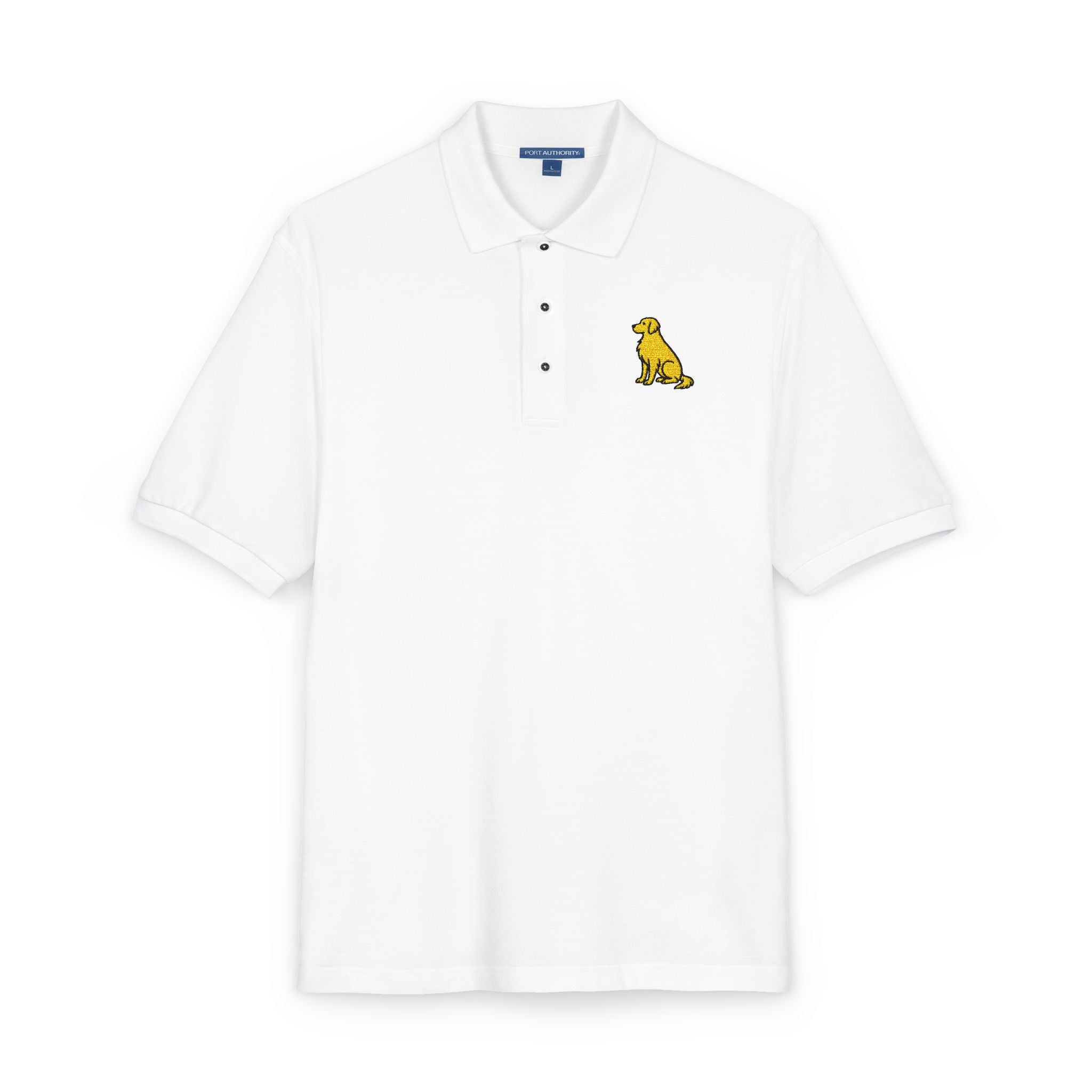 Golden Life Embroidered Polo Shirt